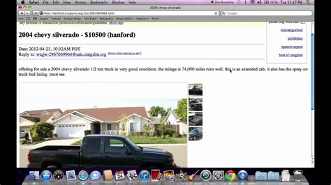 Don't forget to use the filters and set up a saved search. . Craigslist hanford